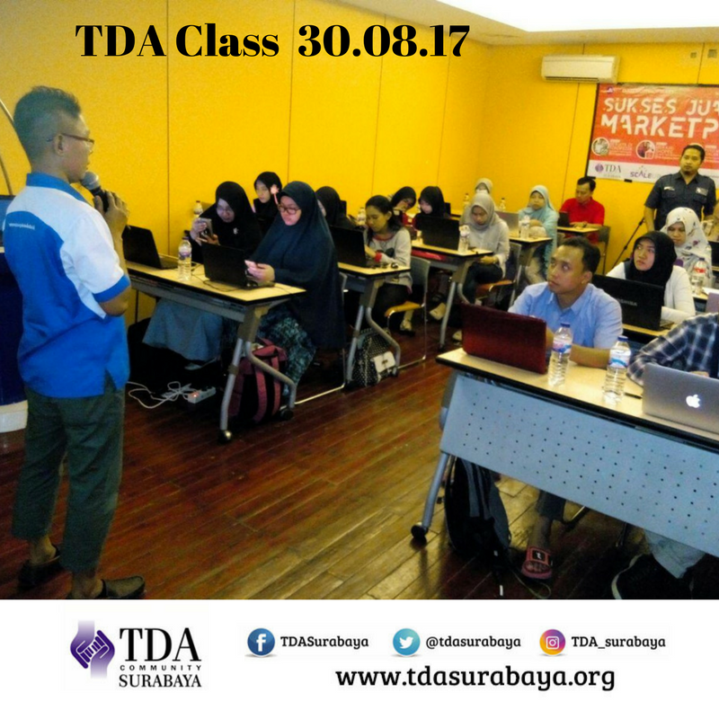TDA Class – Workshop Series “Sukses Jualan di Marketplace: Merajai Shopee” by Edi “Simon”